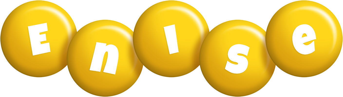 Enise candy-yellow logo