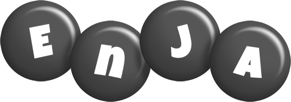 Enja candy-black logo