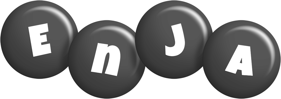 Enja candy-black logo