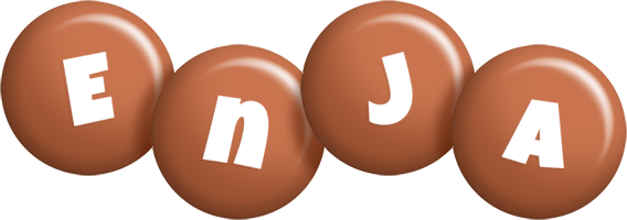 Enja candy-brown logo