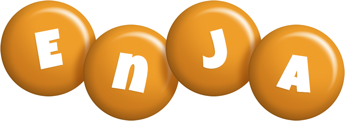 Enja candy-orange logo