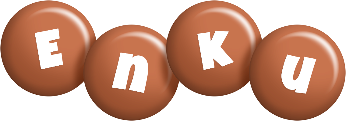 Enku candy-brown logo