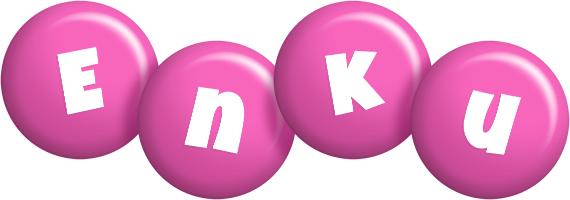 Enku candy-pink logo