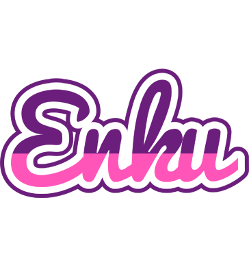 Enku cheerful logo