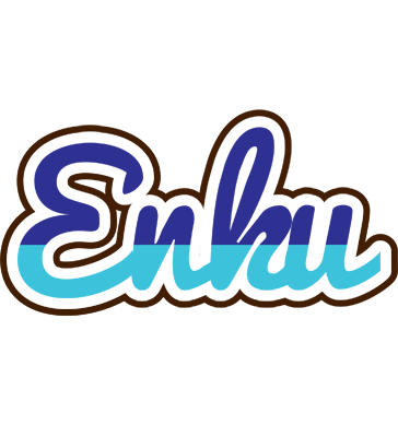 Enku raining logo