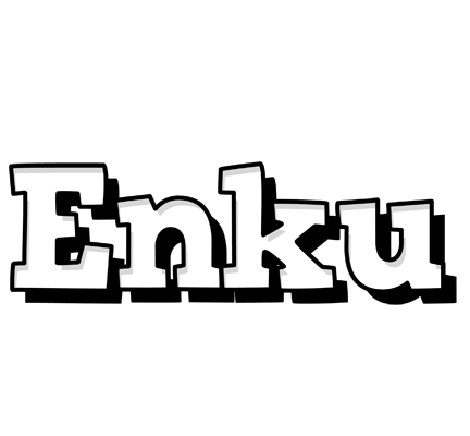 Enku snowing logo