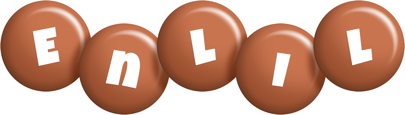 Enlil candy-brown logo