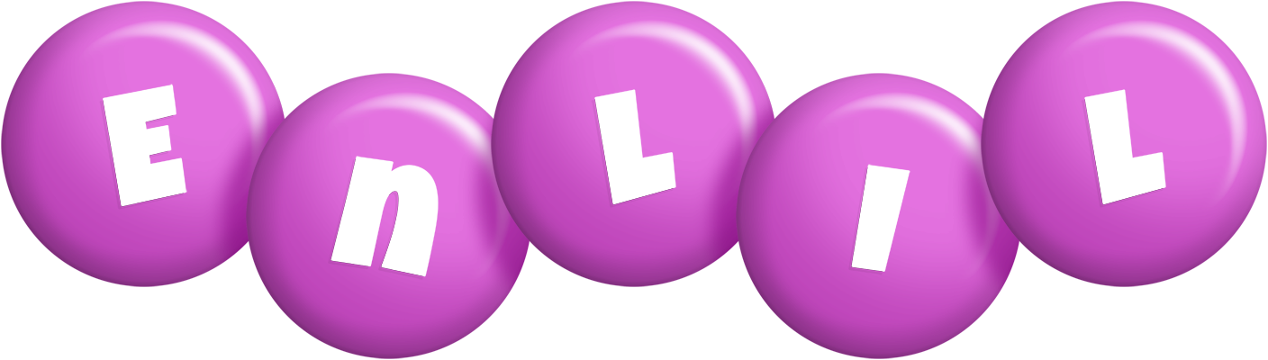 Enlil candy-purple logo