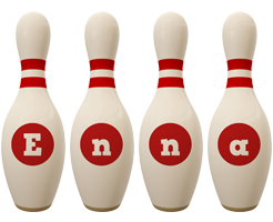 Enna bowling-pin logo