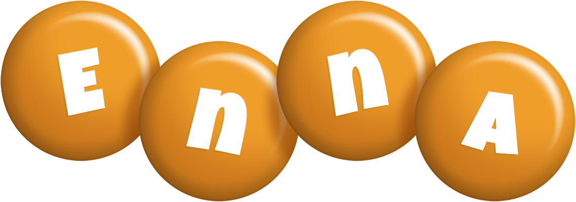 Enna candy-orange logo