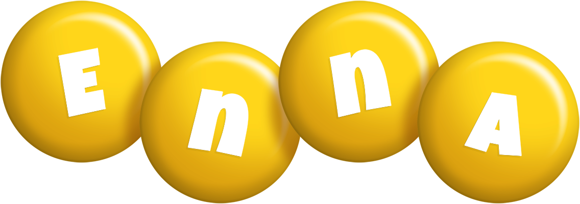 Enna candy-yellow logo