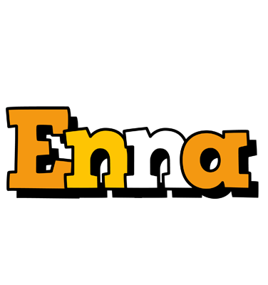 Enna cartoon logo