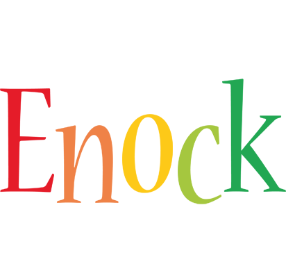 Enock birthday logo