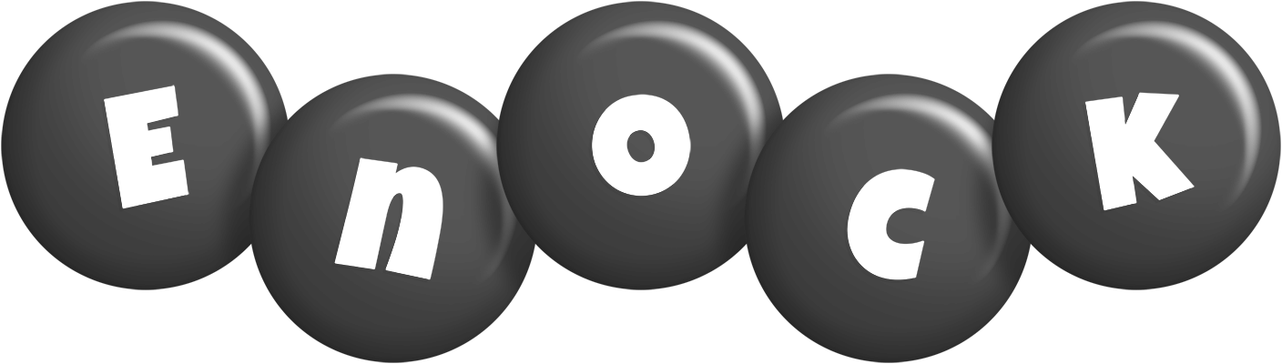 Enock candy-black logo