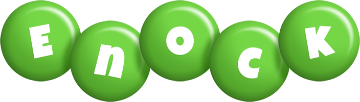 Enock candy-green logo