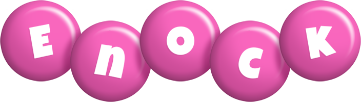 Enock candy-pink logo