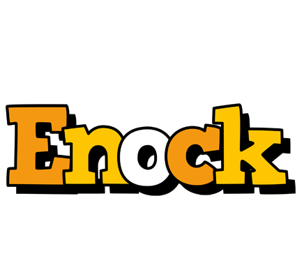 Enock cartoon logo