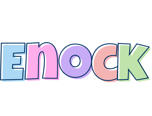 Enock pastel logo