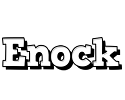 Enock snowing logo