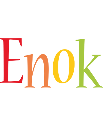 Enok birthday logo
