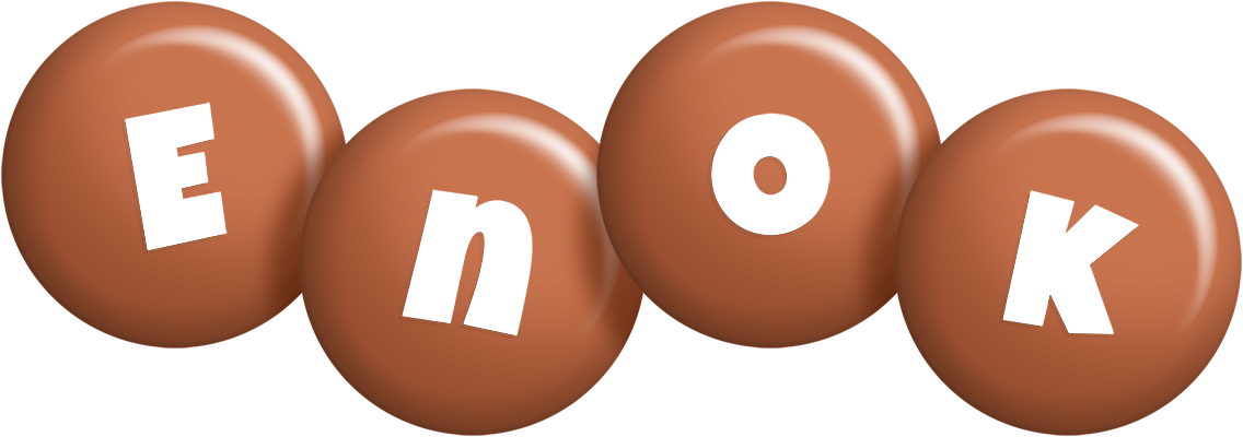 Enok candy-brown logo