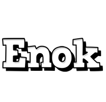 Enok snowing logo