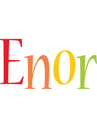 Enor birthday logo