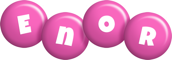 Enor candy-pink logo