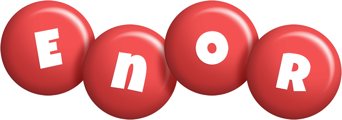 Enor candy-red logo