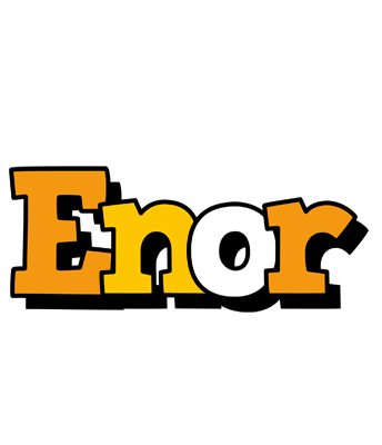 Enor cartoon logo