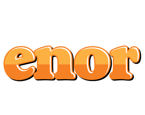 Enor orange logo
