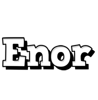 Enor snowing logo