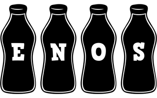 Enos bottle logo