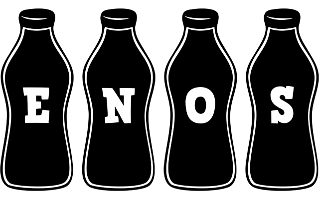 Enos bottle logo