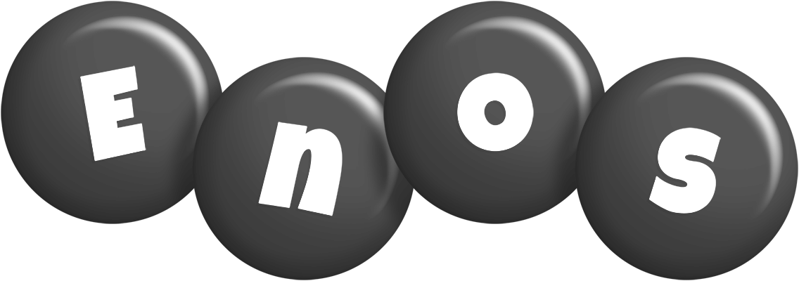 Enos candy-black logo