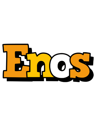 Enos cartoon logo