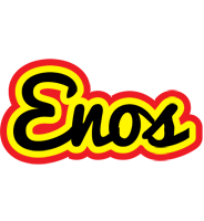 Enos flaming logo