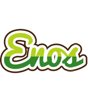 Enos golfing logo