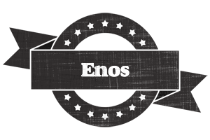 Enos grunge logo