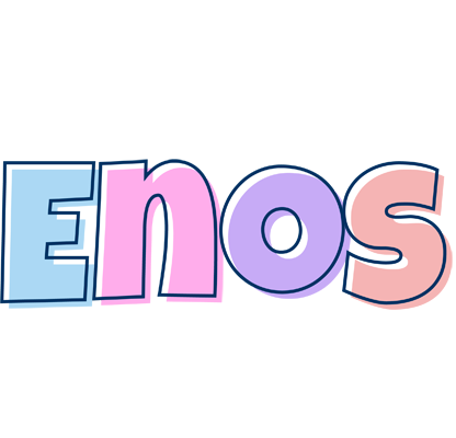 Enos pastel logo