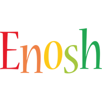 Enosh birthday logo