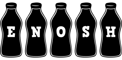 Enosh bottle logo