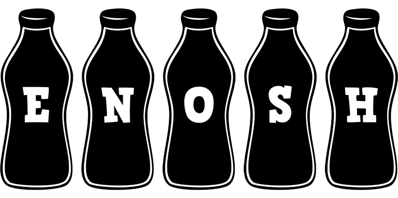 Enosh bottle logo