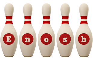 Enosh bowling-pin logo