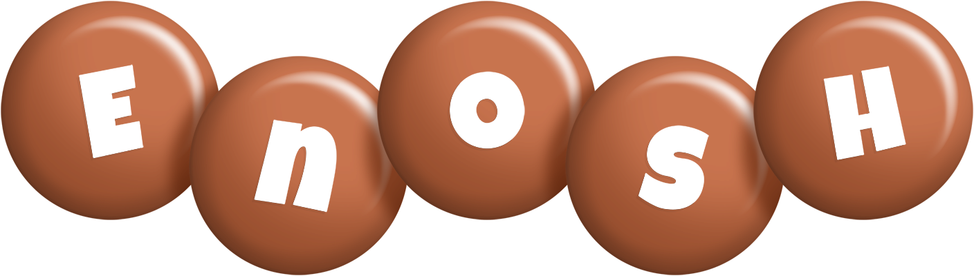 Enosh candy-brown logo