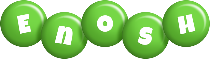 Enosh candy-green logo