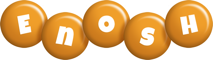 Enosh candy-orange logo