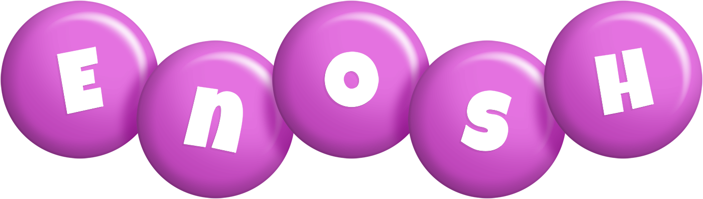 Enosh candy-purple logo
