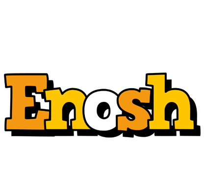 Enosh cartoon logo