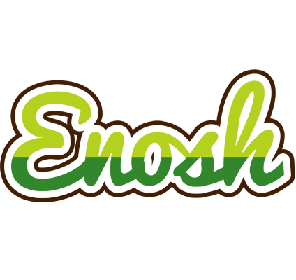 Enosh golfing logo